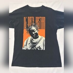 Ol’ Dirty Bastard ODB Graphic Tee Men’s L P2P 23–28 Wu-Tang Small holes in Pits